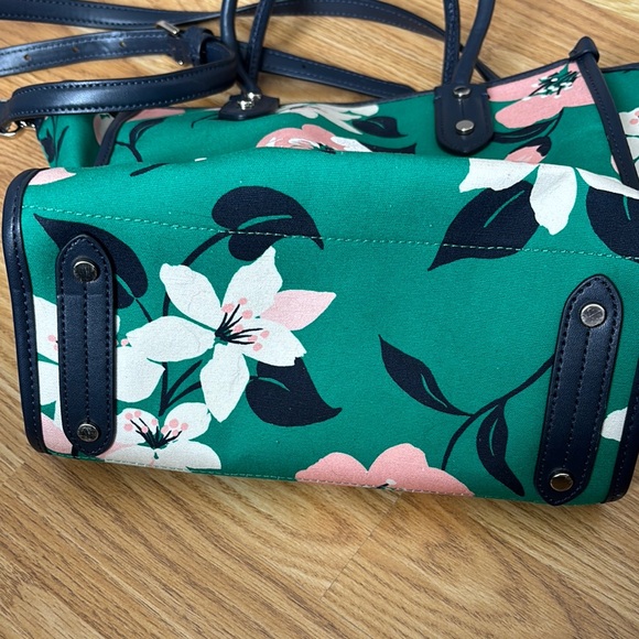 Kate Spade Green Floral Women's Bag - Picture 3 of 6